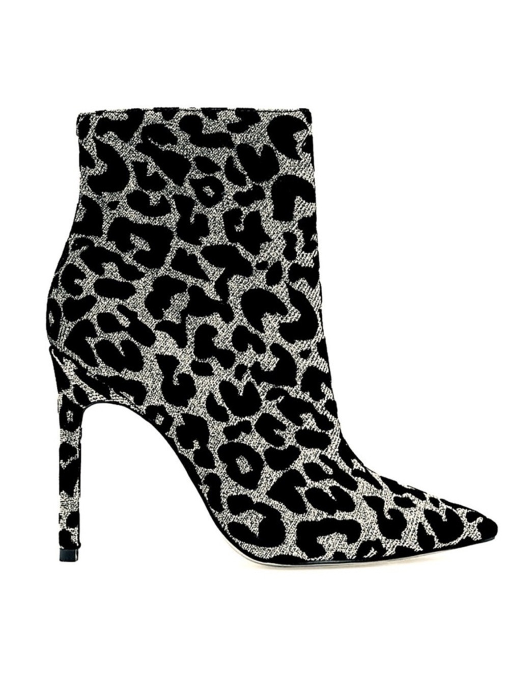 Express Metallic Leopard Booties